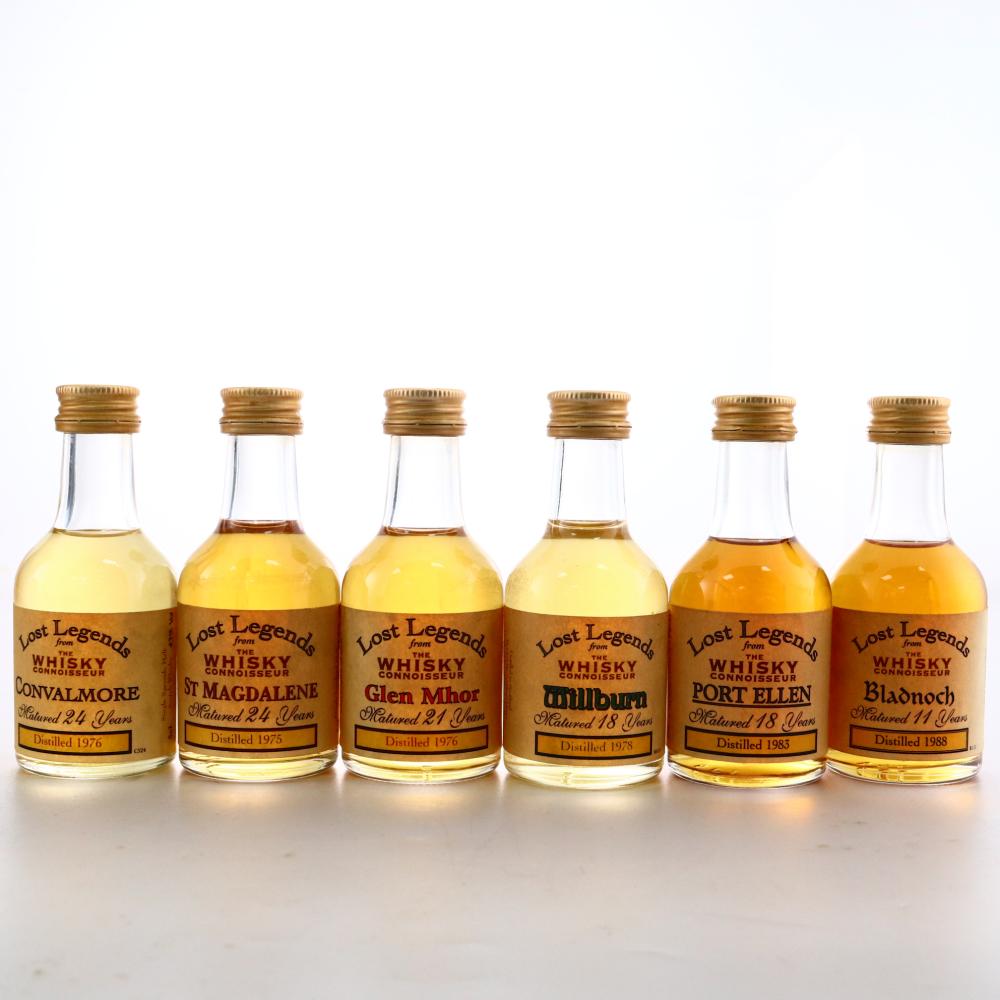 Whisky Connoisseur Miniature x 6 / Includes Port Ellen 1983