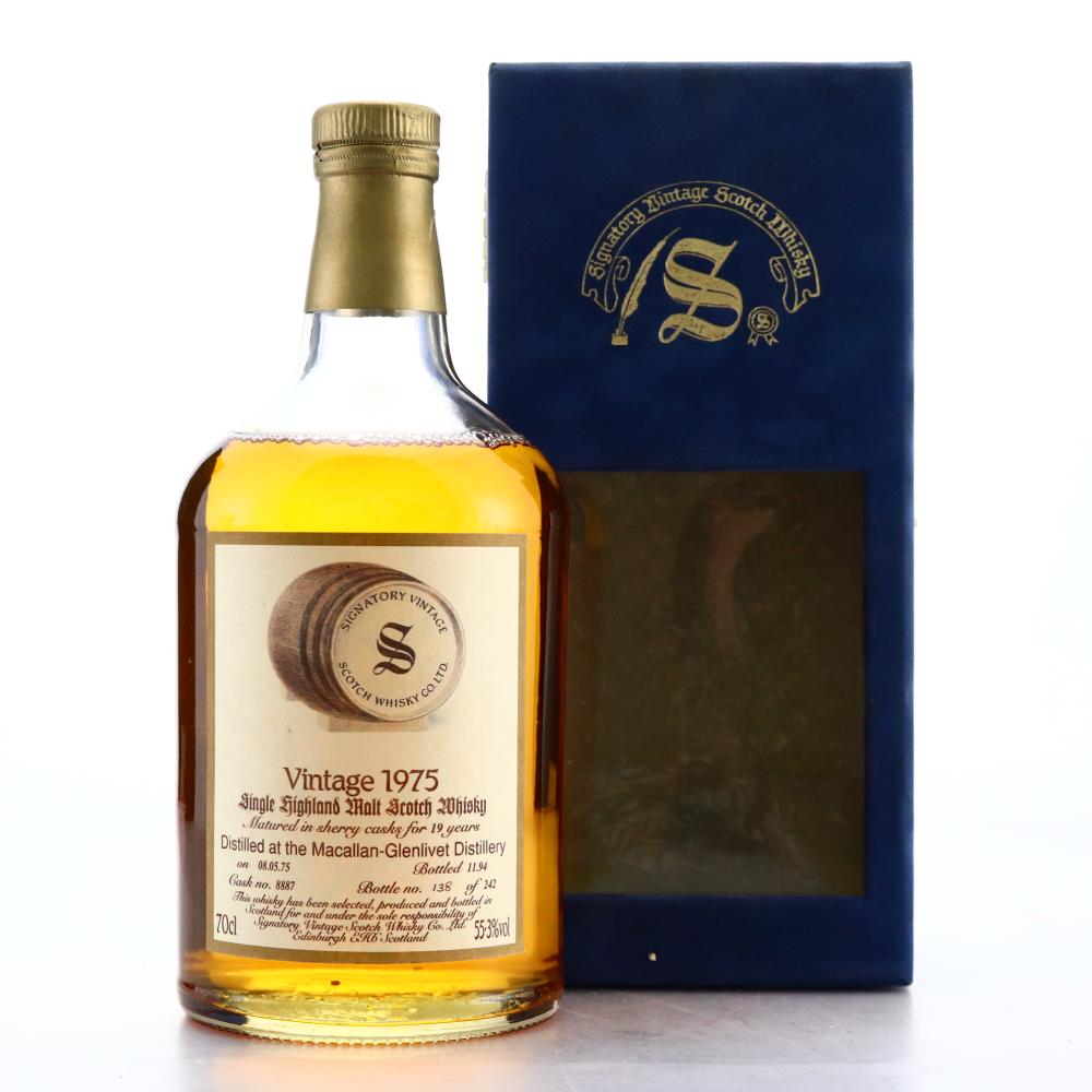 Macallan 1975 Signatory Vintage 19 Year Old