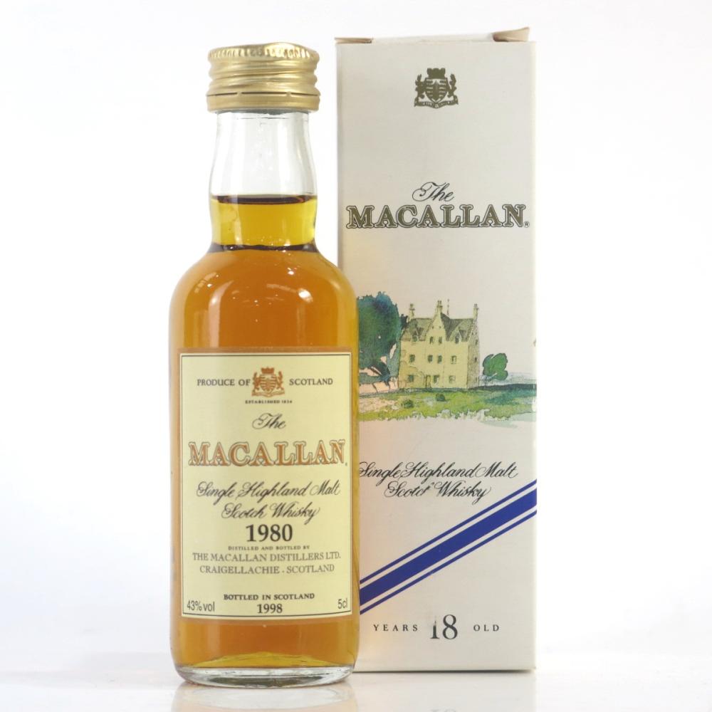 Macallan 18 Year Old 1980 Miniature 5cl