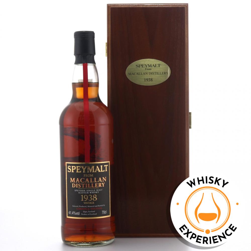 Macallan 1938 Gordon and MacPhail 65 Year Old Speymalt / includes Experience