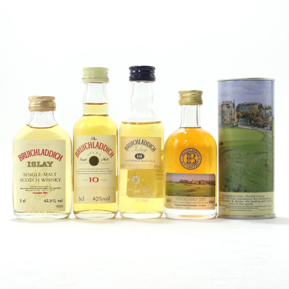 Bruichladdich Miniature Selection 4 x 5cl / includes Links