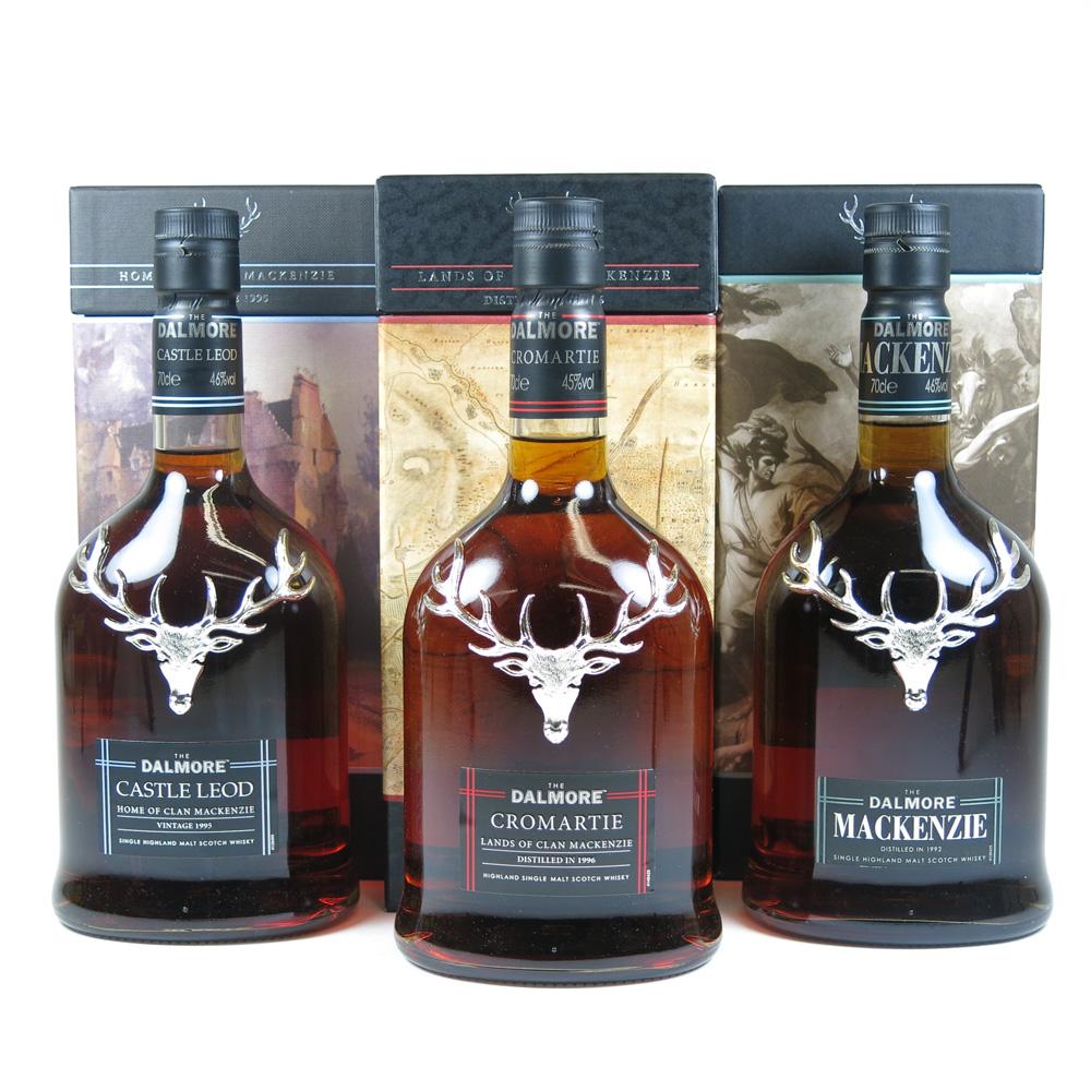 Dalmore Clan Mackenzie Series  3 x 70cl (Mackenzie / Castle Leod / Cromartie)