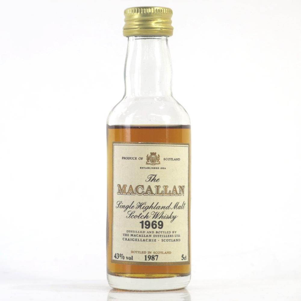 Macallan 18 Year Old 1969 Miniature 5cl