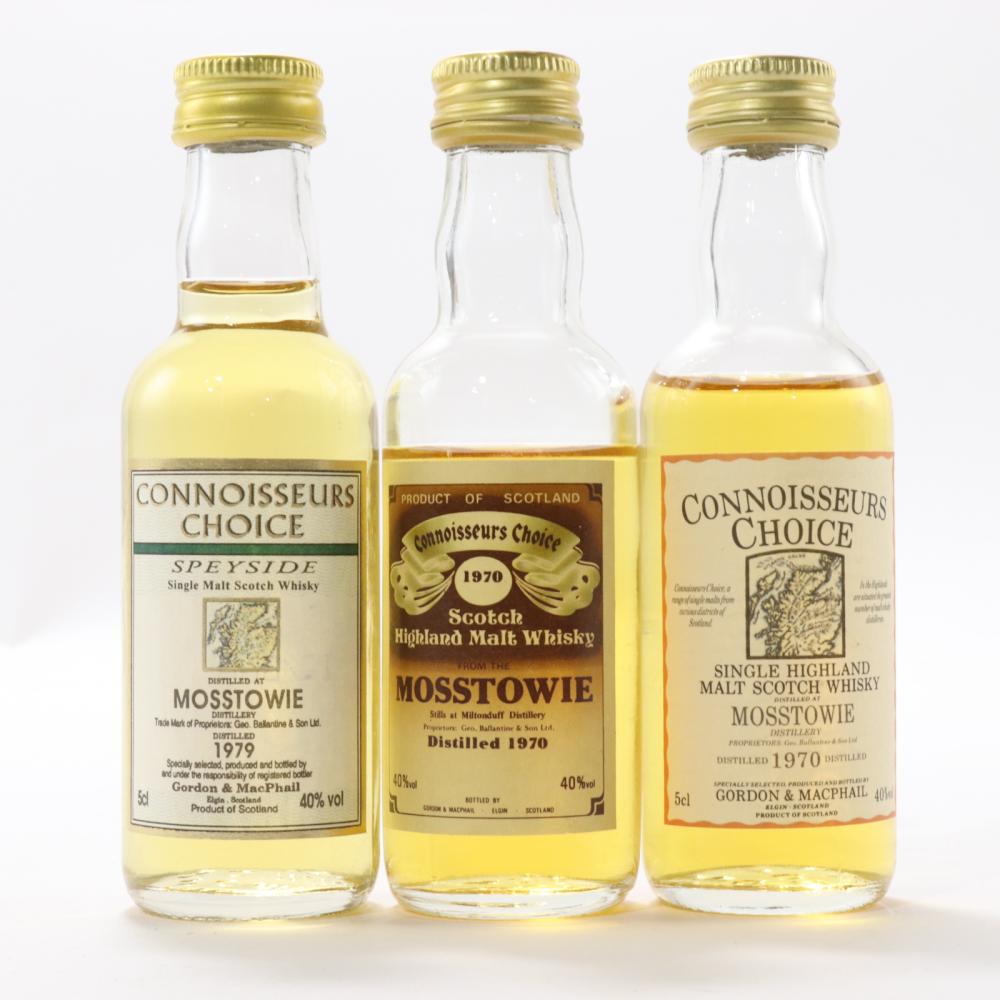 Mosstowie Gordon and MacPhail Miniatures 3 x 5cl