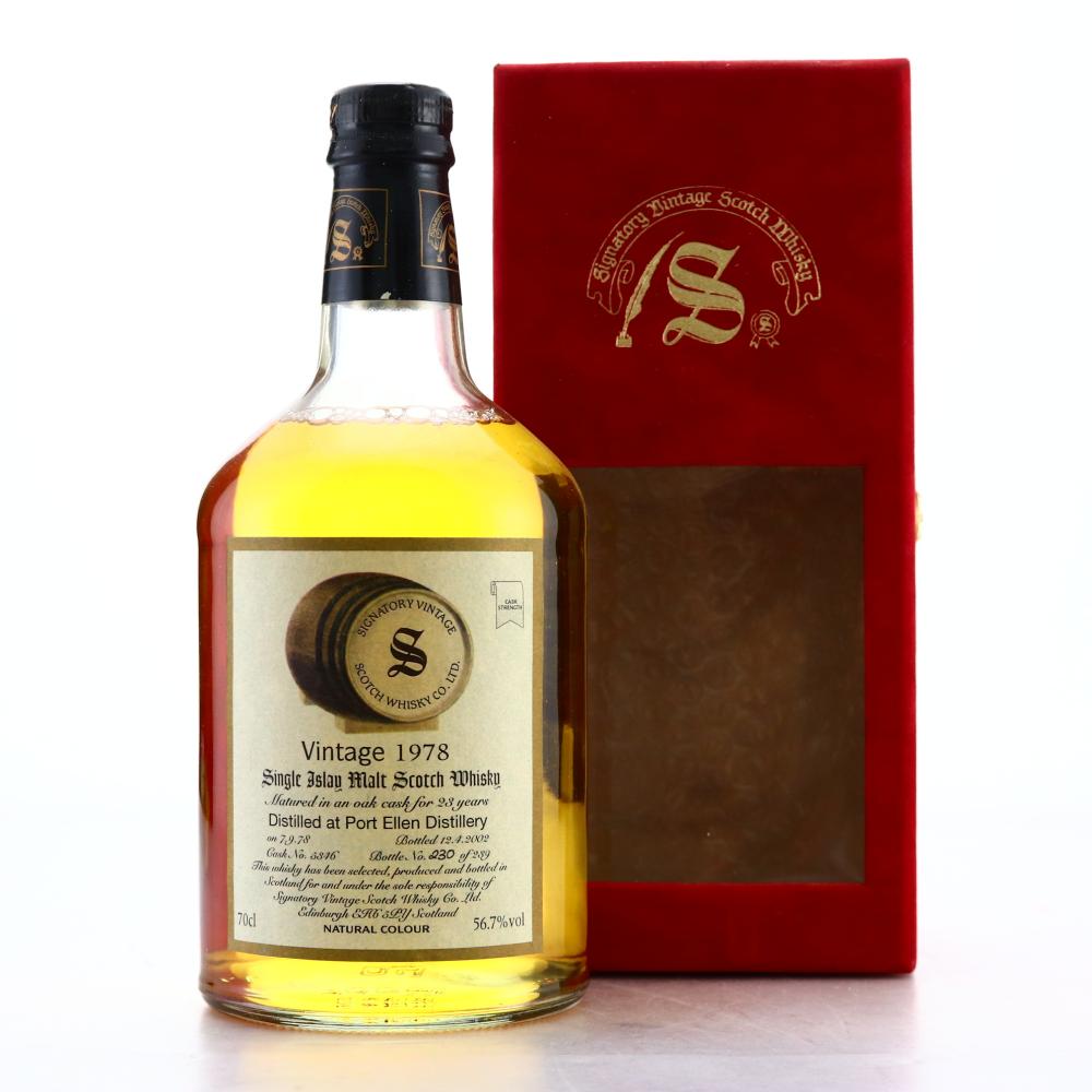 Port Ellen 1978 Signatory Vintage 23 Year Old / Cask #5346