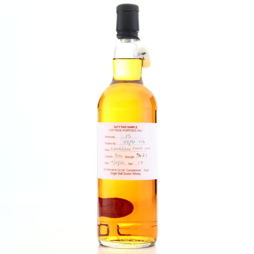 Longrow 2001 Duty Paid Sample 16 Year Old / Chardonnay Hogshead