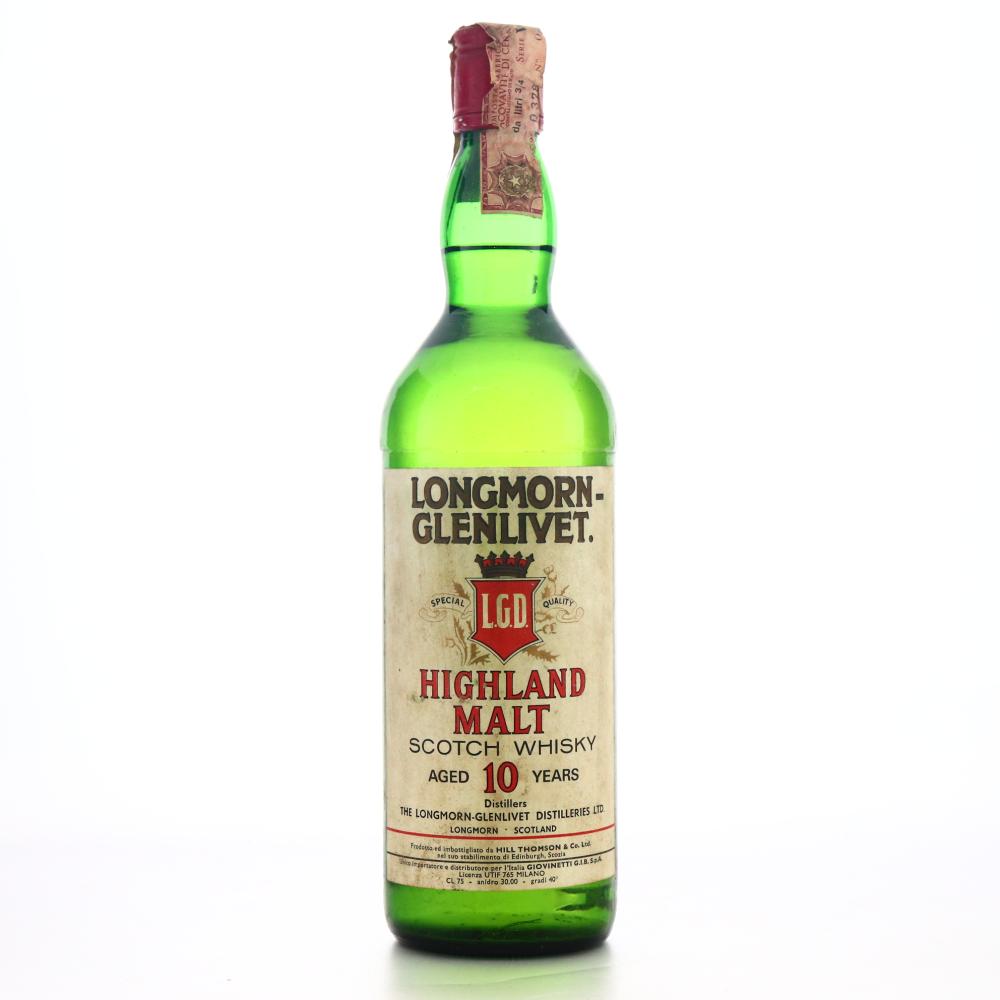 Longmorn 10 Year Old 1970s / Giovinetti Import