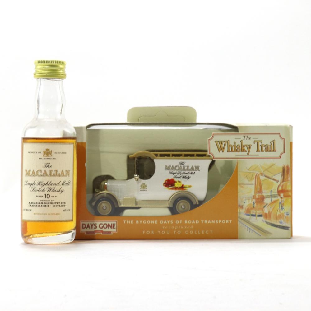 Macallan 10 Year Old Miniature 5cl / with Whisky Trail Van