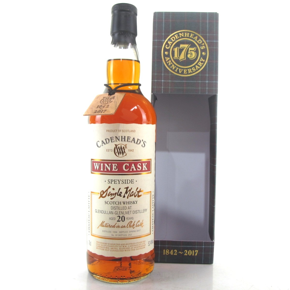 Glendullan 1996 Cadenhead's 20 Year Old / Wine Cask