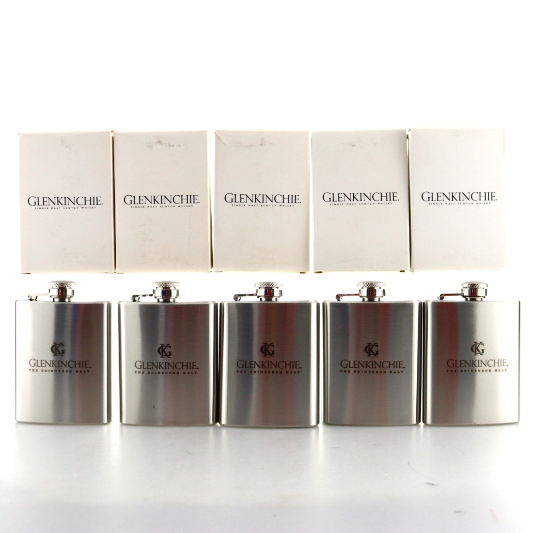 Glenkinchie Hip Flask x 5