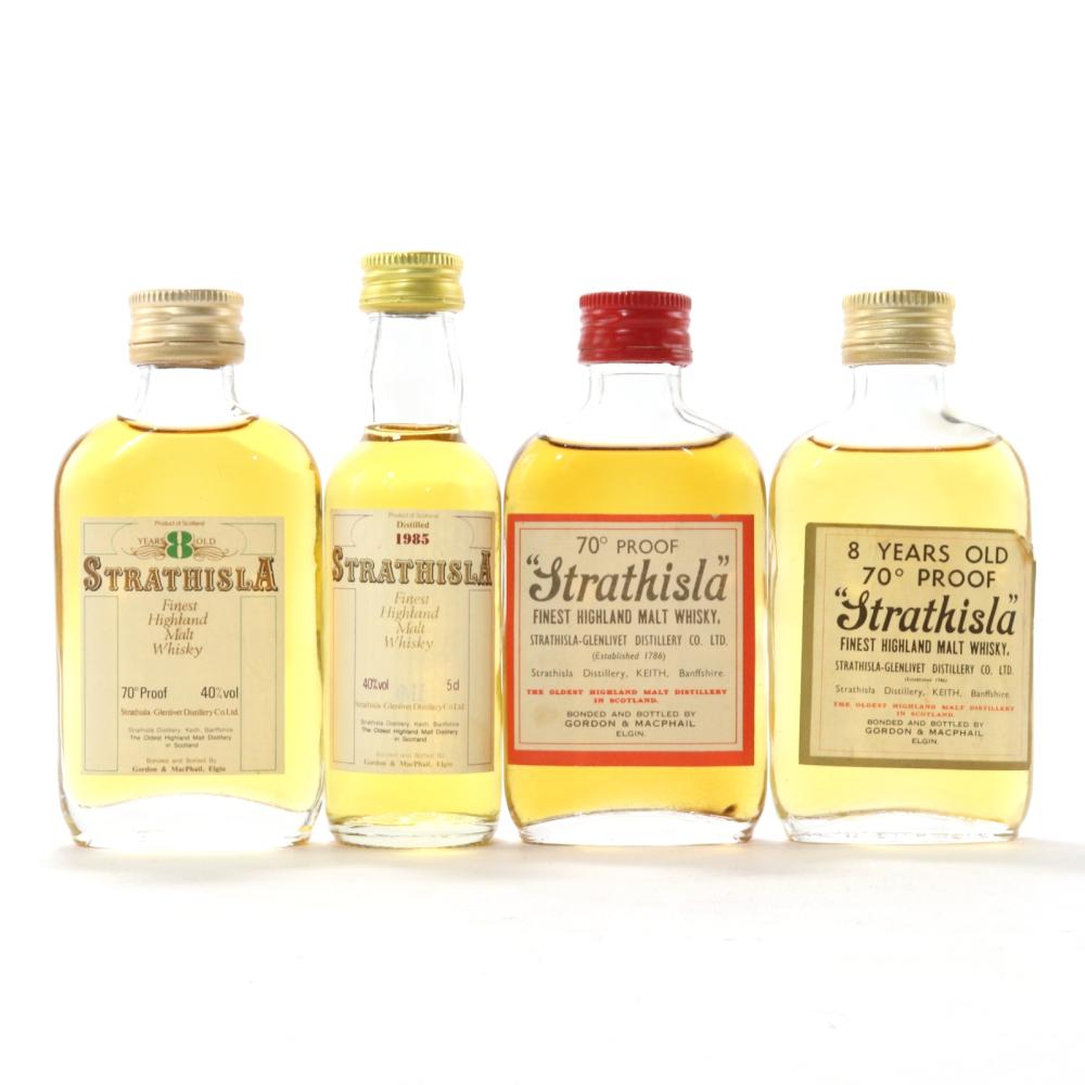 Strathisla Gordon and MacPhail Miniatures x 4