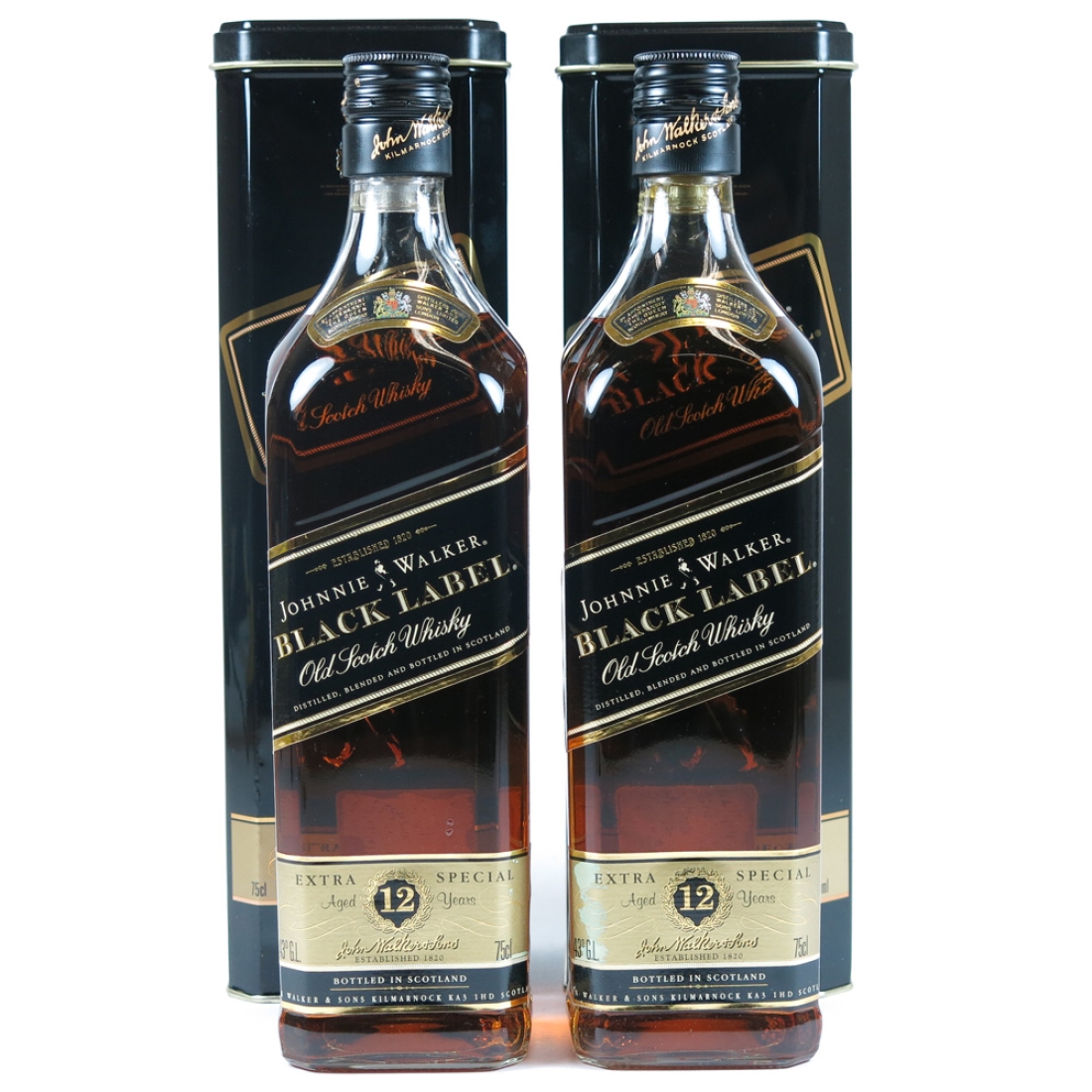 Johnnie Walker Black Label 12 Year Old 2 x 75cl