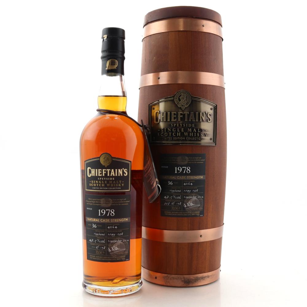 Speyside Single Malt 1978 Chieftain's Choice 36 Year Old
