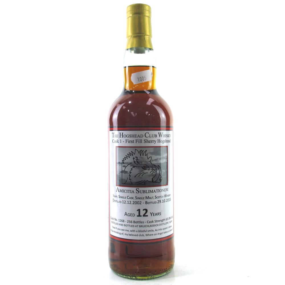 Bruichladdich 2002 The Hogshead Club Whisky 12 Year Old