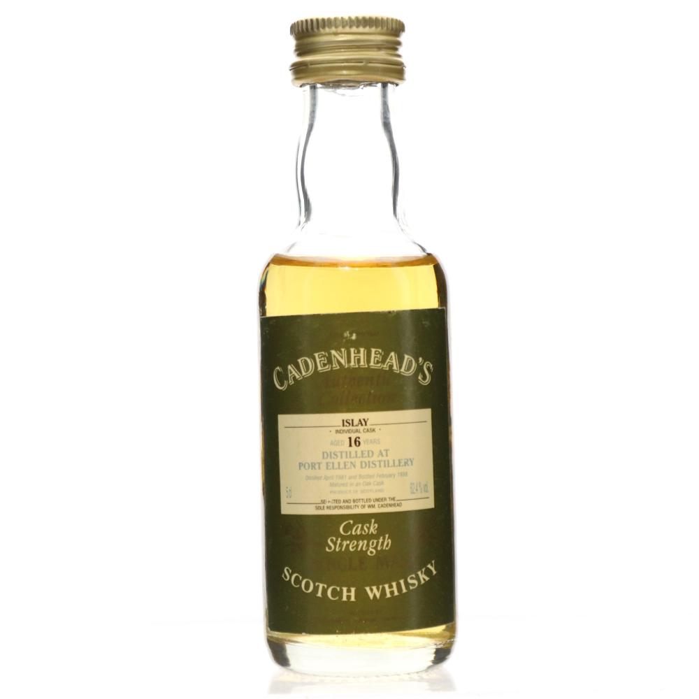 Port Ellen 1981 Cadenhead's 16 Year Old Miniature 5cl