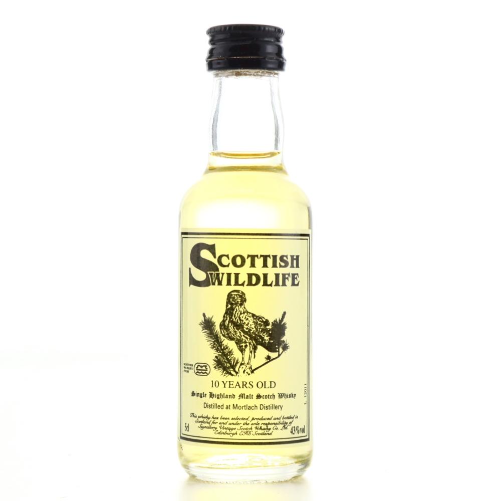 Mortlach 10 Year Old Signatory Vintage Miniature / Scottish Wildlife