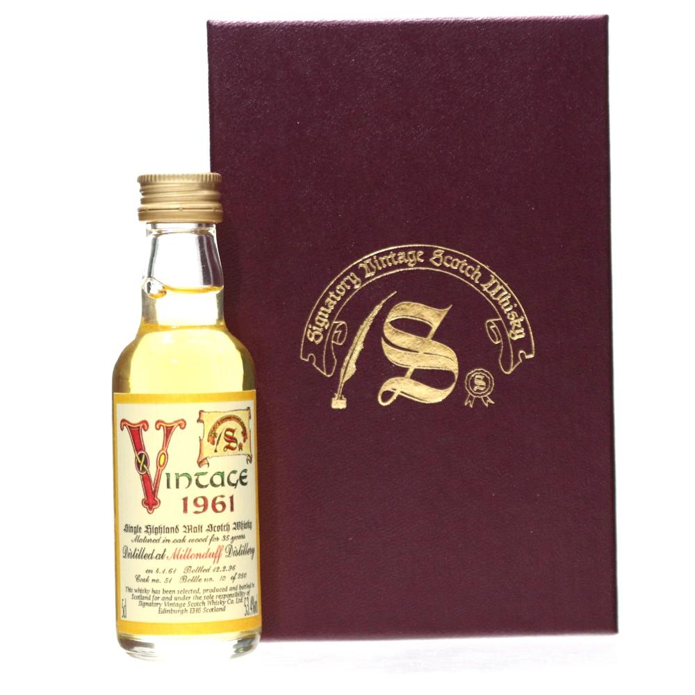 Miltonduff 1961 Signatory Vintage 35 Year Old Miniature 5cl ​
