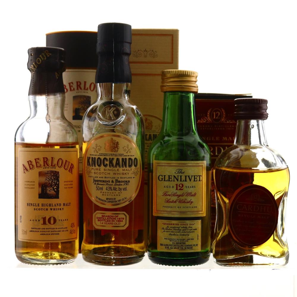 Speyside Single Malt Miniature x 4 / Includes Knockando 1979 