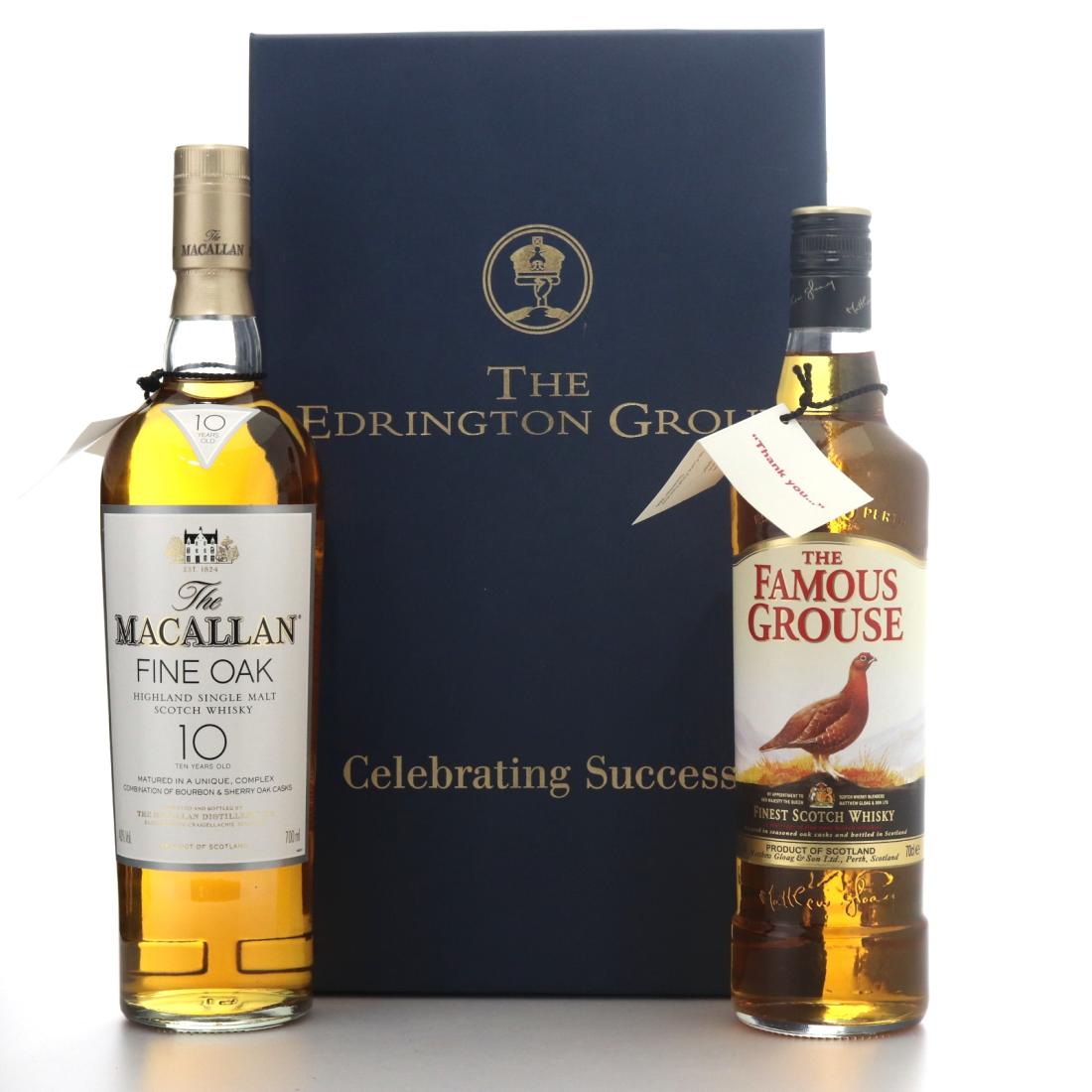 The Edrington Group Celebrating Success Box Set Macallan Fine Oak Famous Grouse