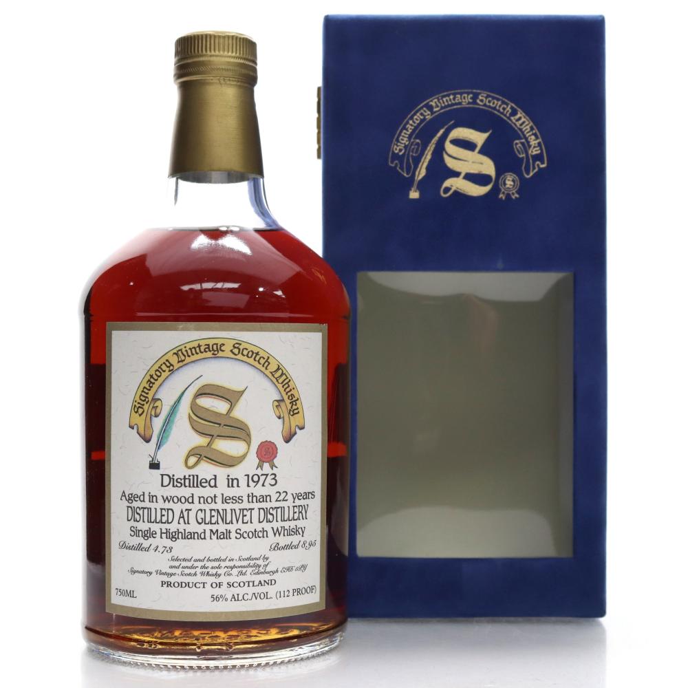 Glenlivet 1973 Signatory Vintage 22 Year Old 75cl / US Import