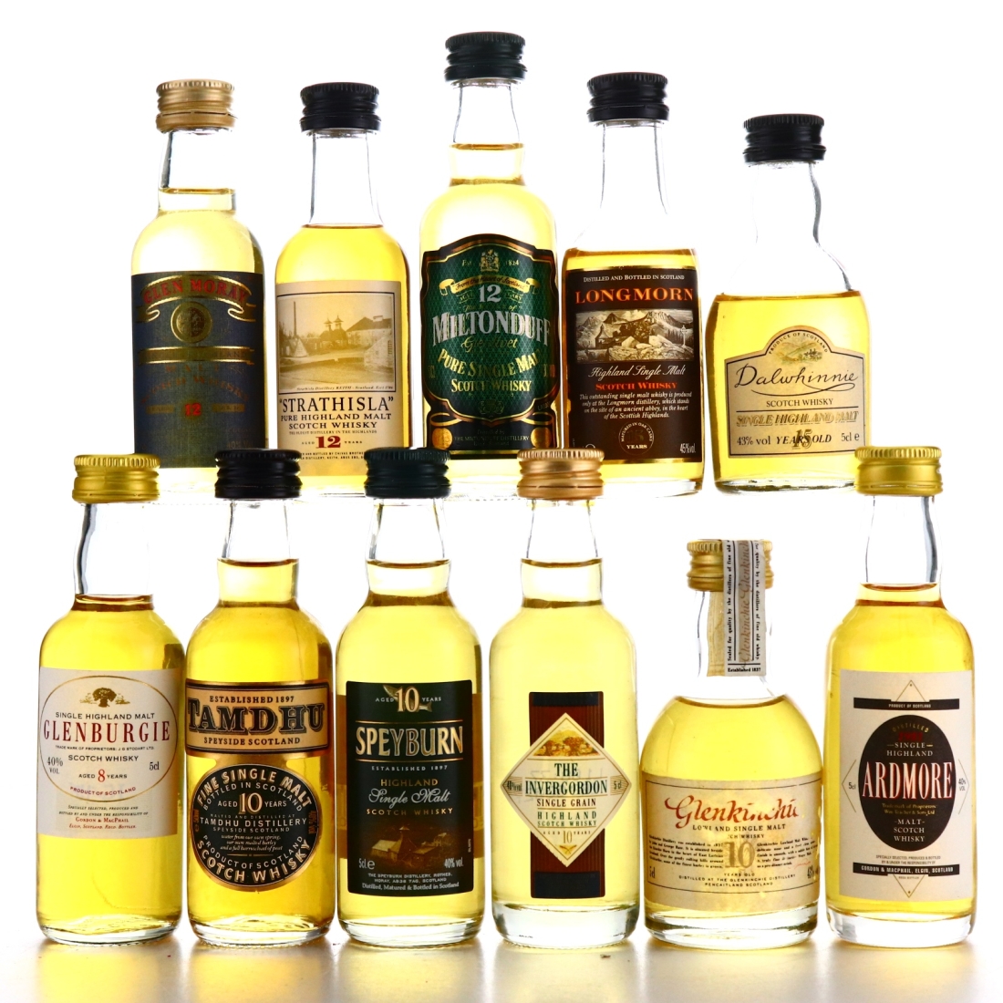 Highland, Lowland & Speyside Miniatures x 11