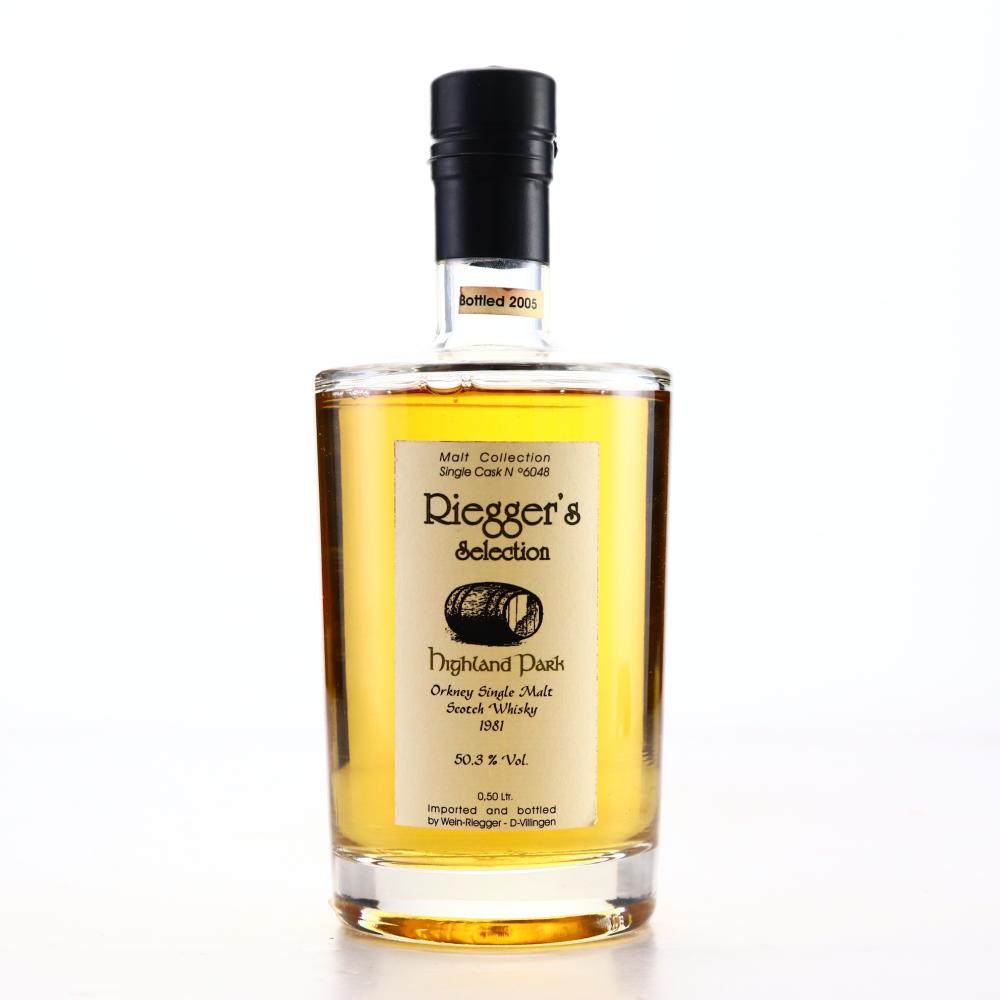 Highland Park 1981 Riegger's Selection Single Cask #6048 50cl