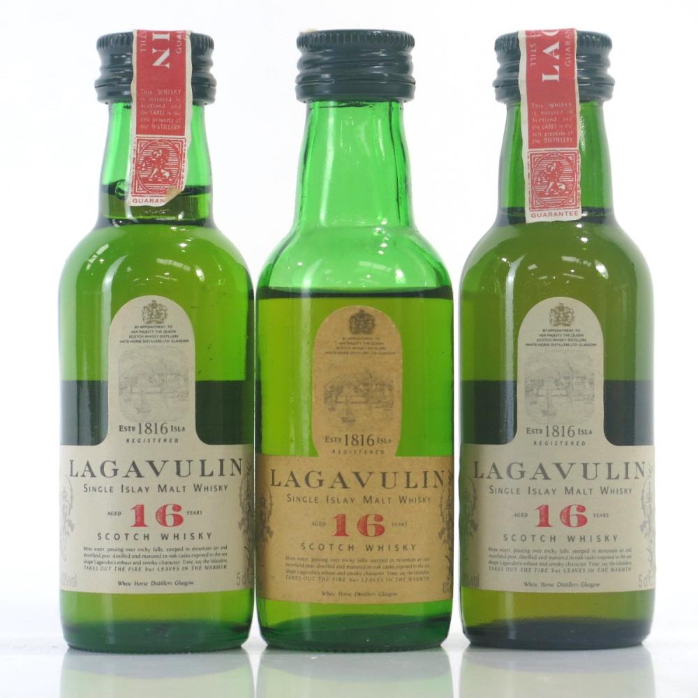 Lagavulin 16 Year Old White Horse Distillers Miniature Selection 3 x 5cl