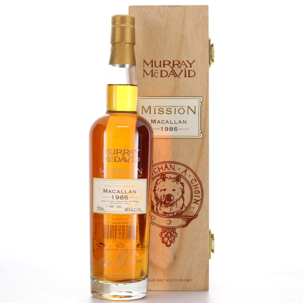 Macallan 1986 Murray McDavid 18 Year Old