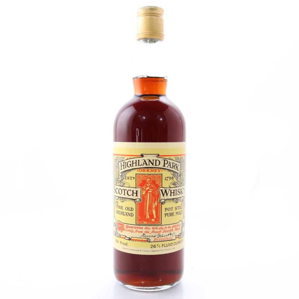 Highland Park 100 Proof 1970s / St Magnus Label
