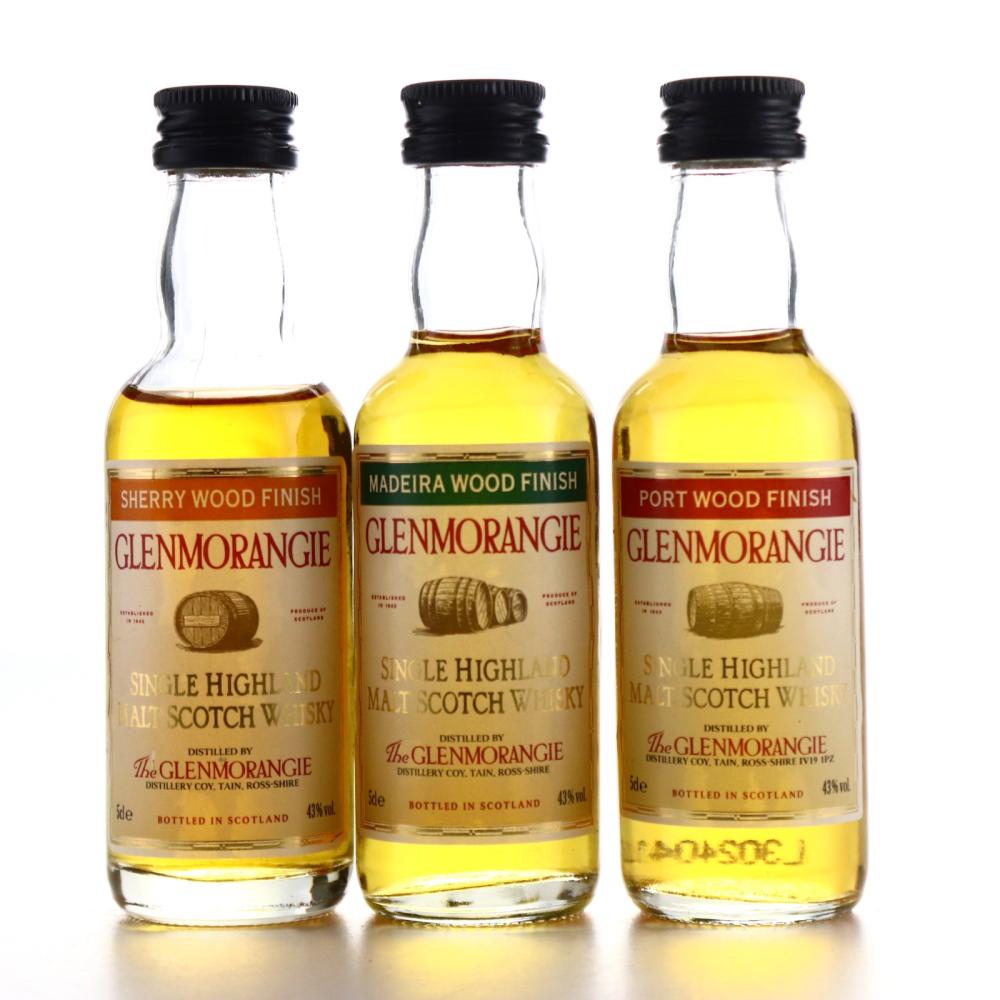 Glenmorangie Wood Finish Miniatures x 3