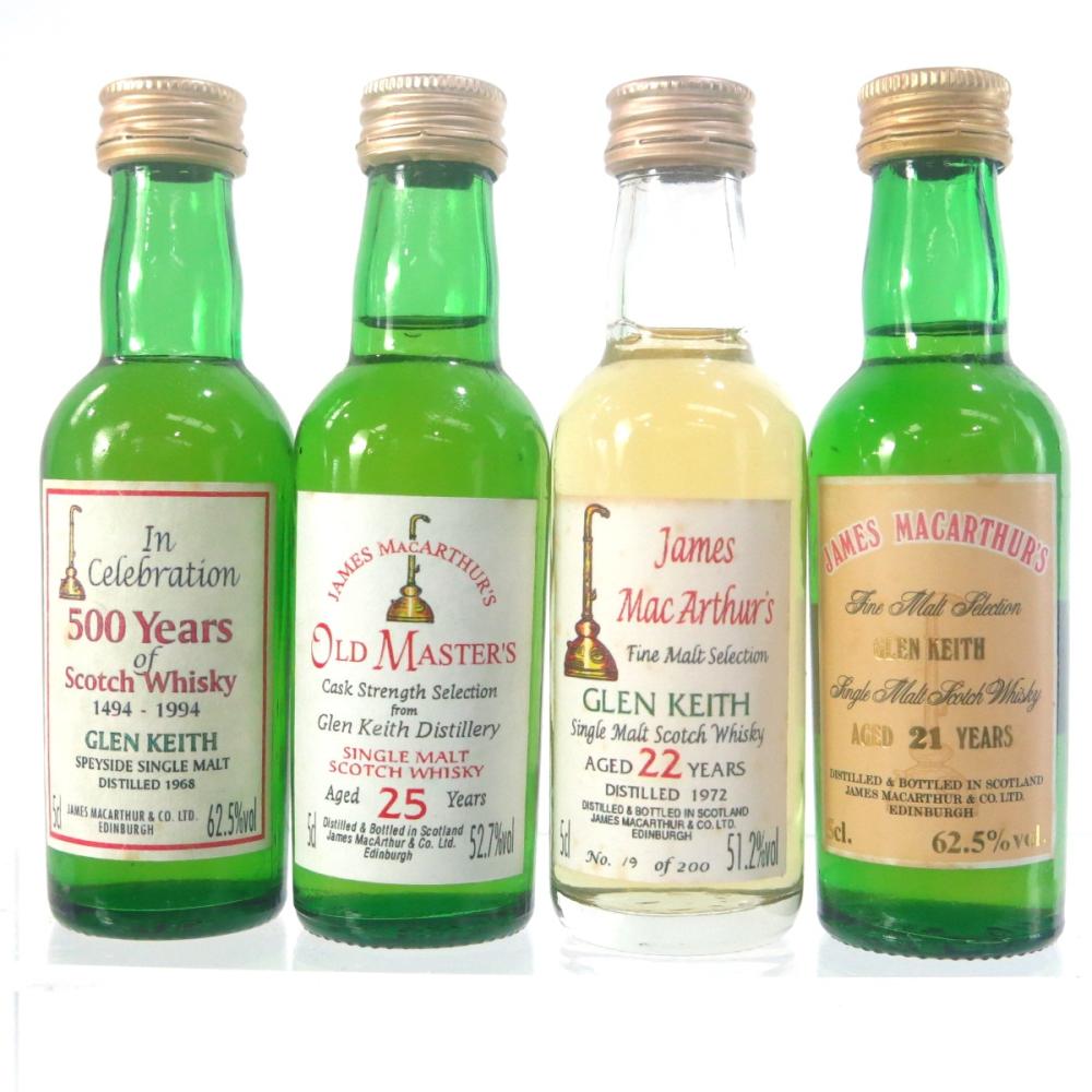 Glen Keith James MacArthur's Miniatures 4 x 5cl