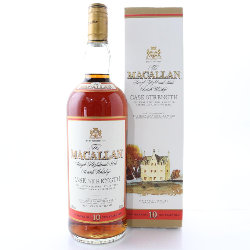 Macallan 10 Year Old Cask Strength 1 Litre / 58.5%