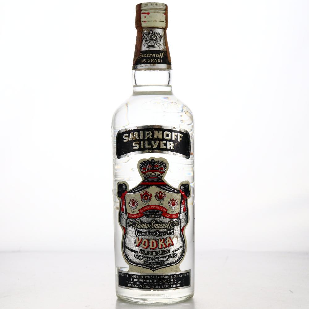 Smirnoff Silver Vodka 1960s