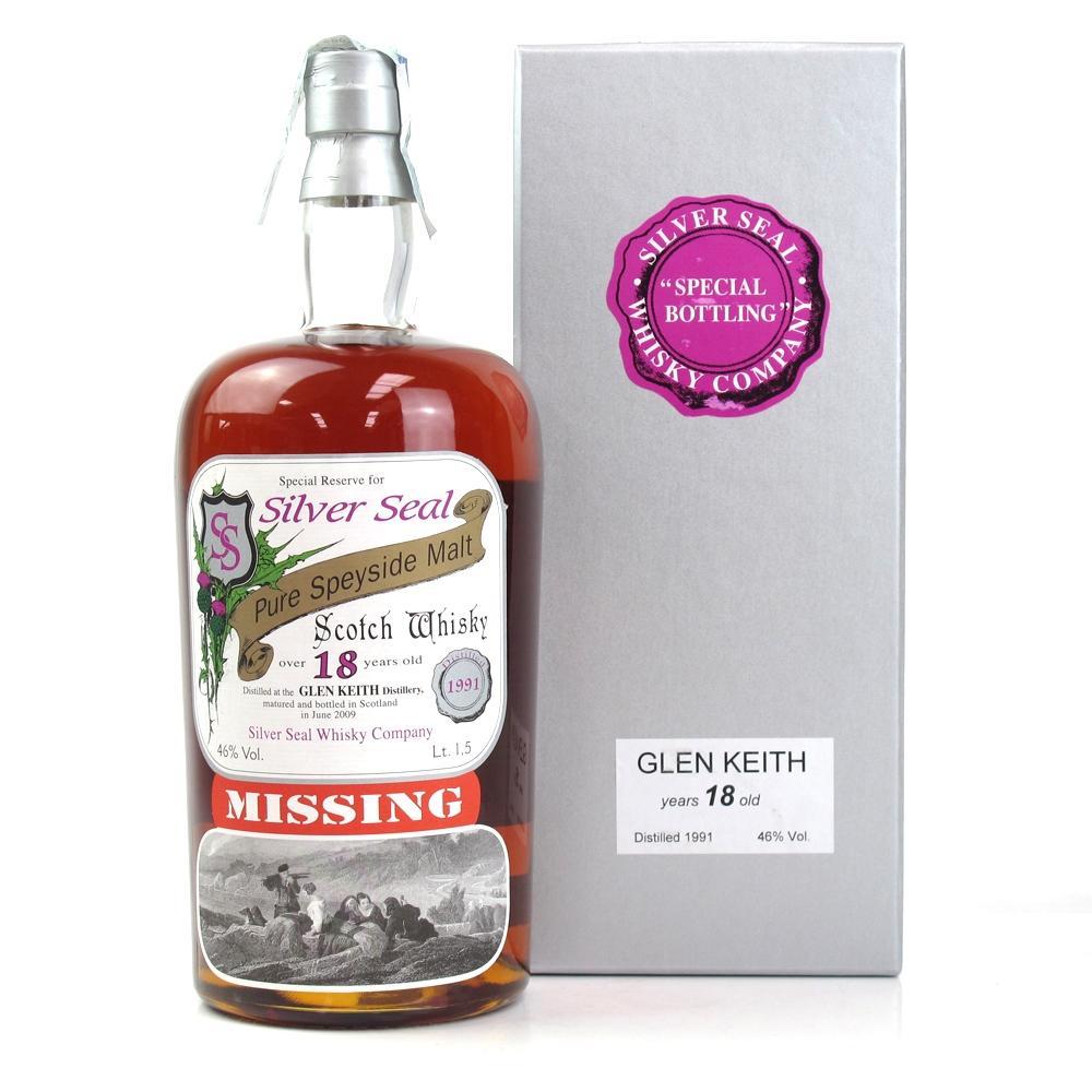 Glen Keith 1991 Silver Seal 18 Year Old Magnum 1.5 Litre