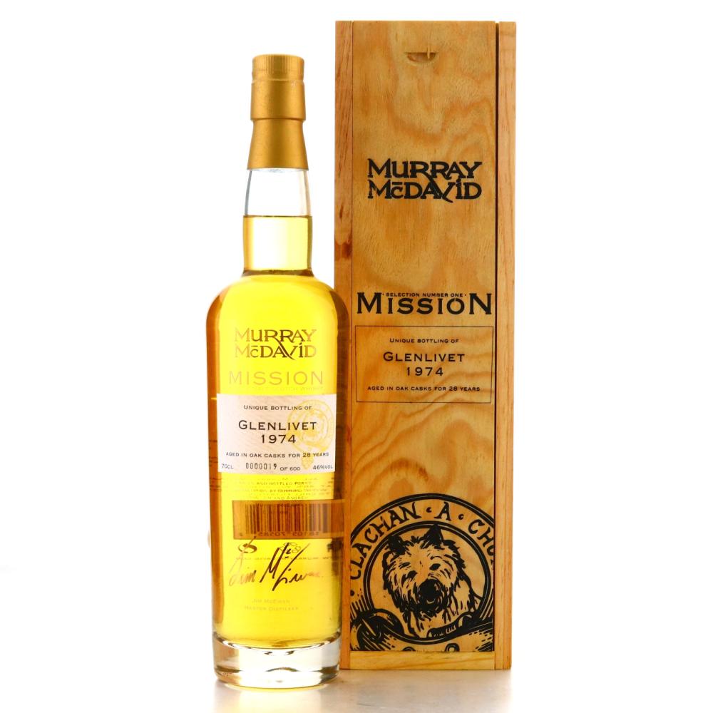 Glenlivet 1974 Murray McDavid 28 Year Old Mission