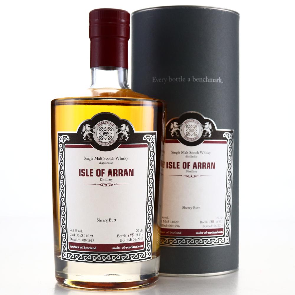 Arran 1996 Malts of Scotland Sherry Butt