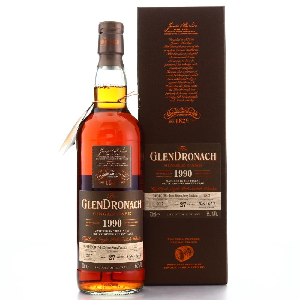 Glendronach 1990 Single PX Cask 27 Year Old #7003