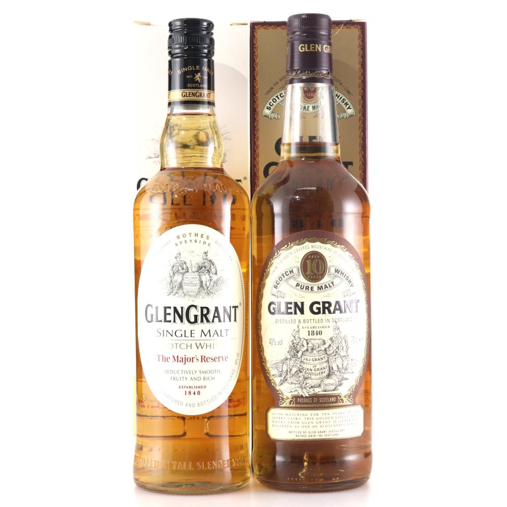 Glen Grant The Major's Reserve & 10 Year Old / 2 x 70cl