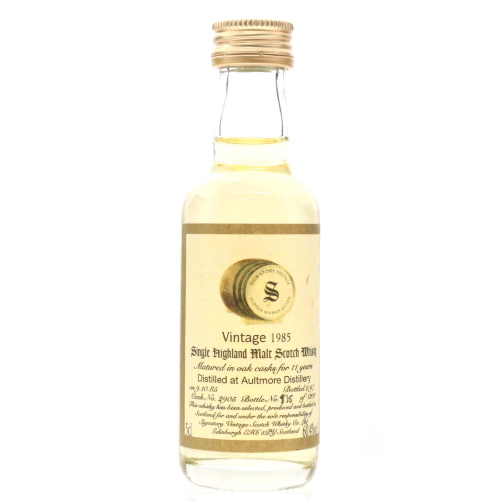 Aultmore 1985 Signatory Vintage 11 Year Old Miniature 5cl