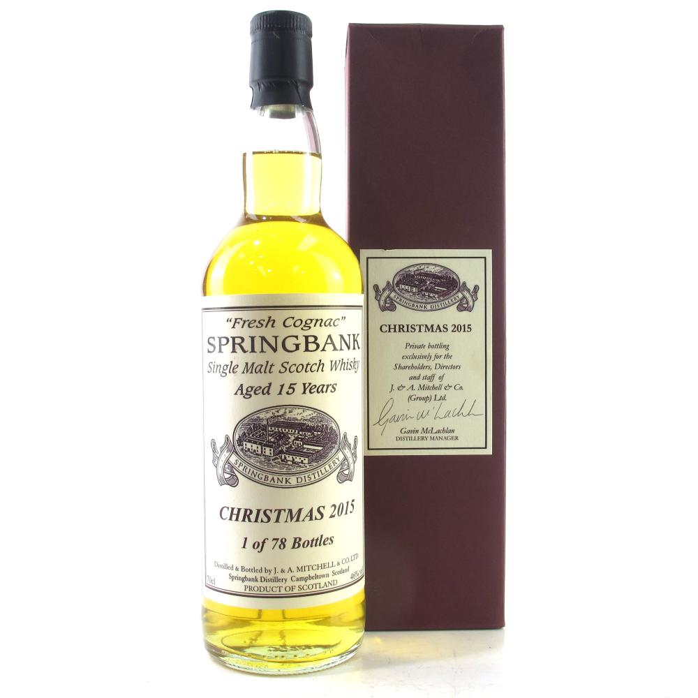 Springbank 15 Year Old Fresh Cognac / Christmas 2015