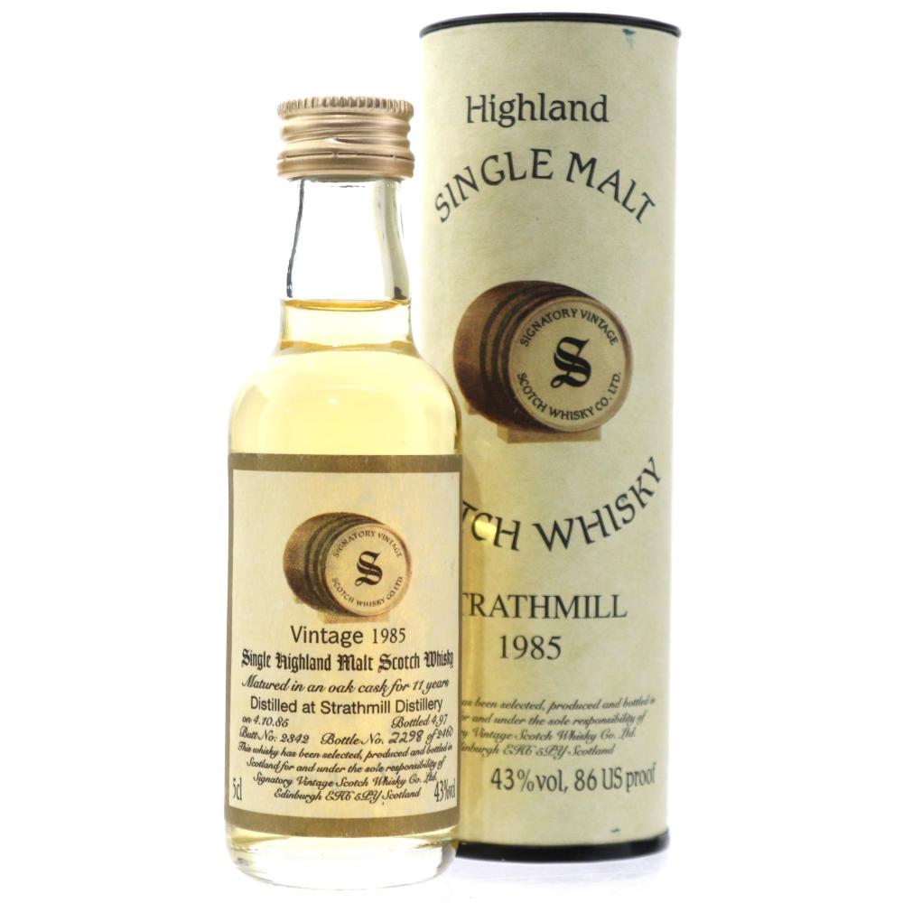 Strathmill 1985 Signatory Vintage 11 Year Old Miniature 5cl