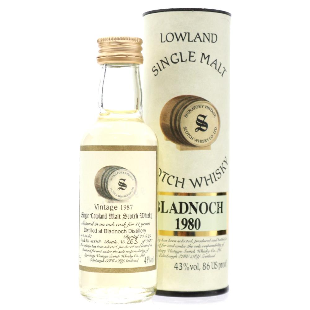 Bladnoch 1987 Signatory Vintage 11 Year Old Miniature 5cl