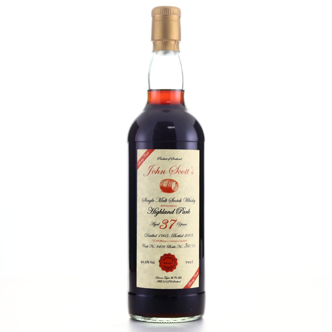 Highland Park 1965 John Scott's 37 Year Old