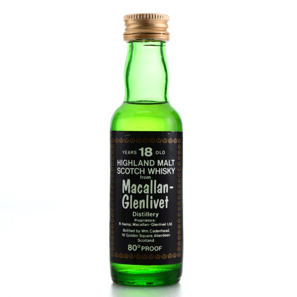 Macallan 18 Year Old Cadenhead's Miniature