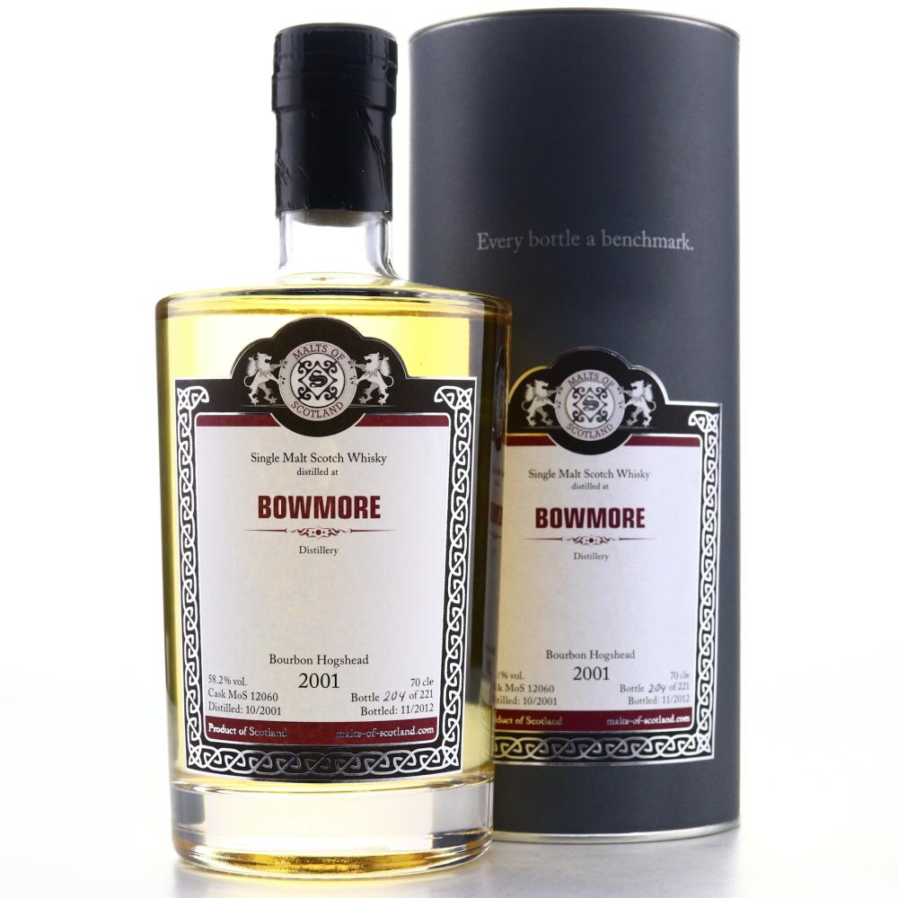 Bowmore 2001 Malts of Scotland Bourbon Hogshead