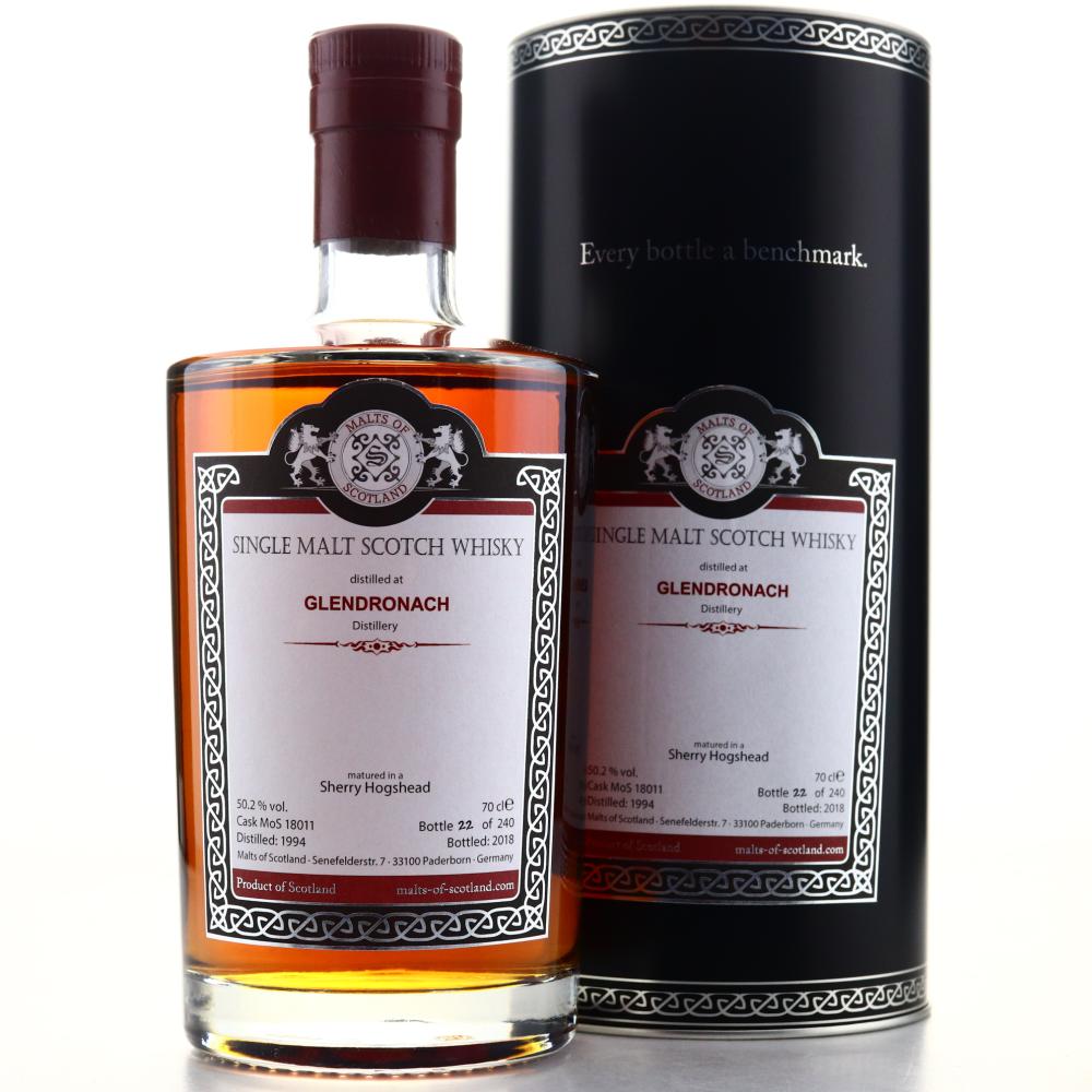 Glendronach 1994 Malts of Scotland Sherry Hogshead