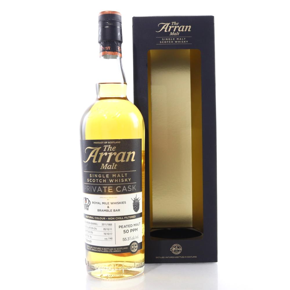 Arran 2011 Private Cask Peated / RMW & Bramble Bar