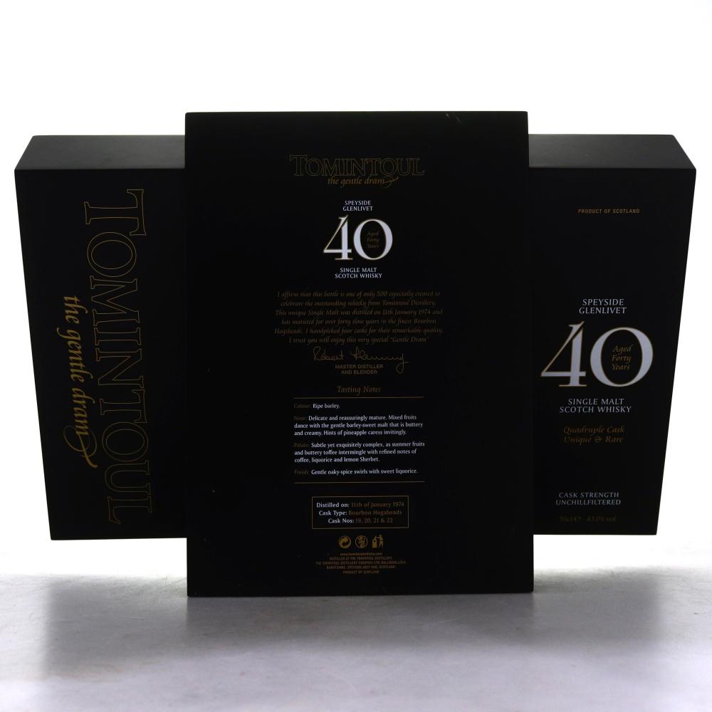 Tomintoul 1974 40 Year Old Quadruple Cask