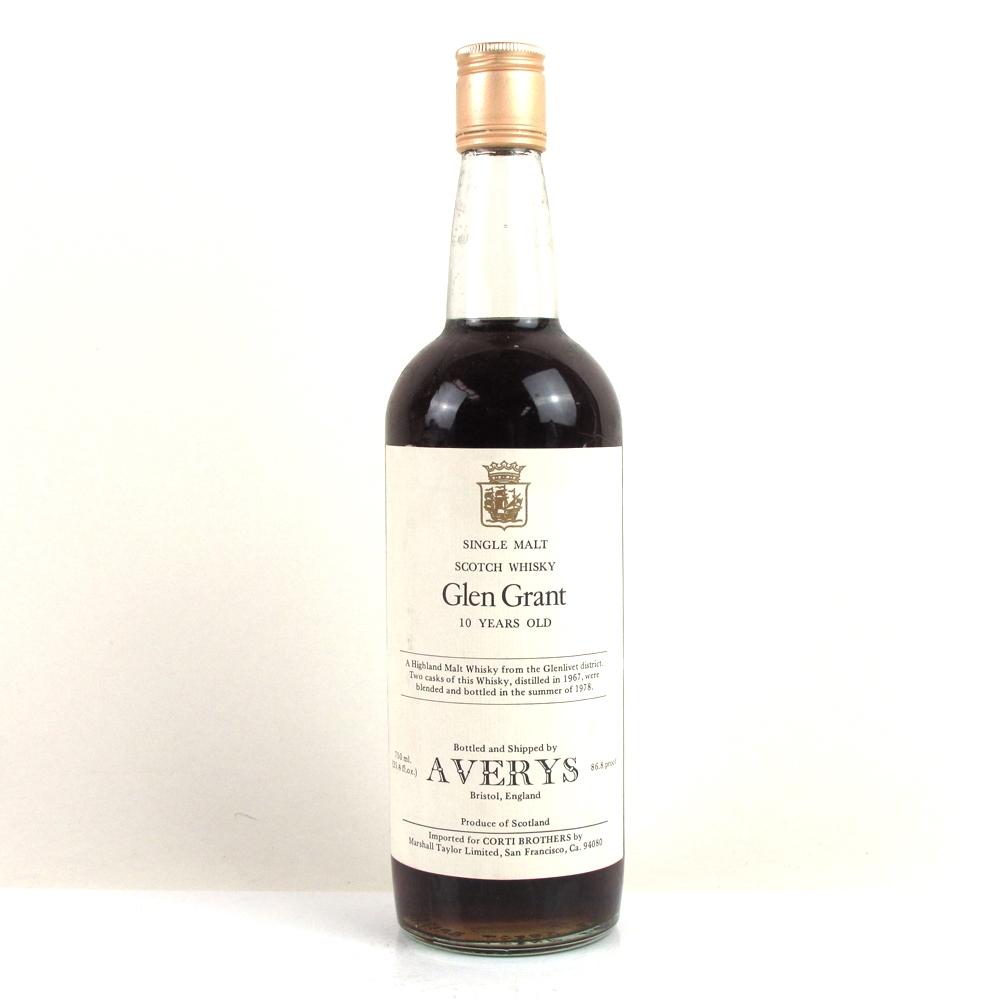 Glen Grant 1967 Averys 10 Year Old / Corti