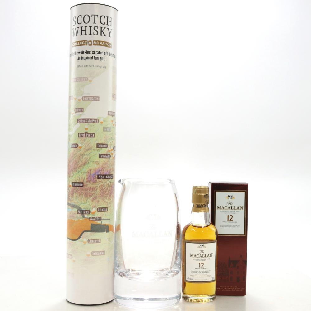Macallan 12 Year Old Miniature 5cl / Including Memorabilia